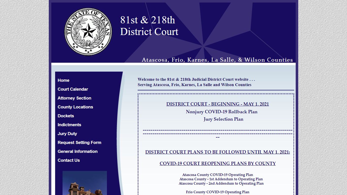 DC Home Page - txcourts.gov